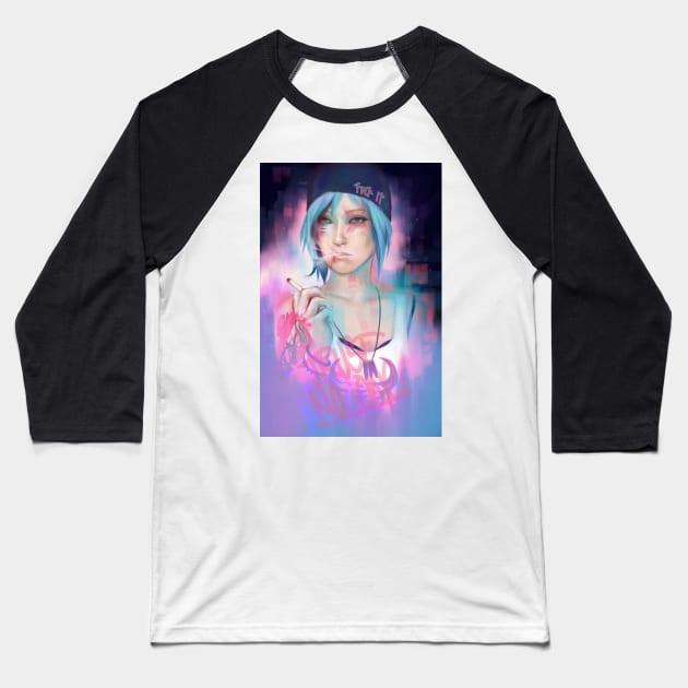 Chloe Baseball T-Shirt by marziipan